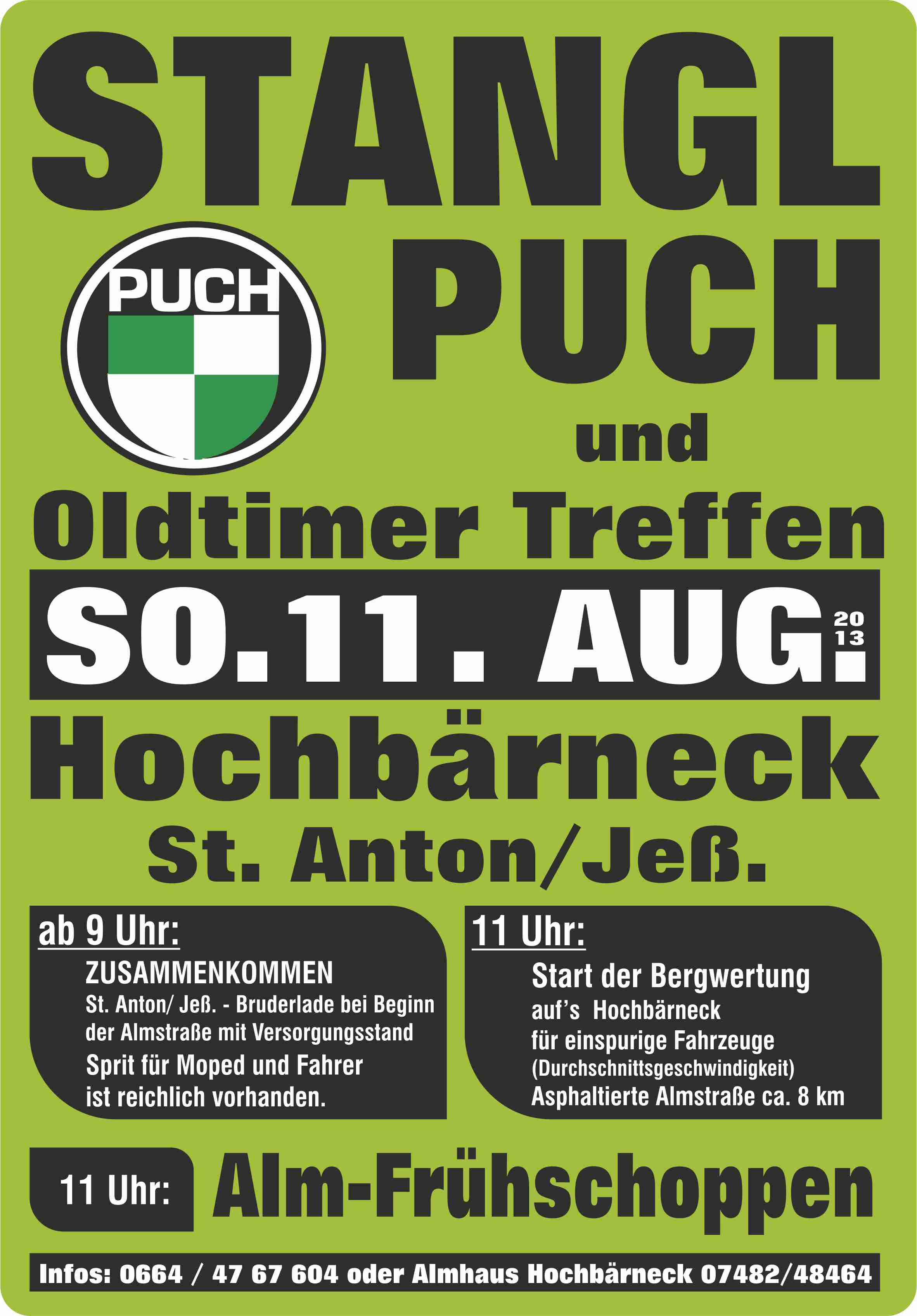 Hochbärneck St.Anton Jeß. Stangl Puch und Oldtimertreffen