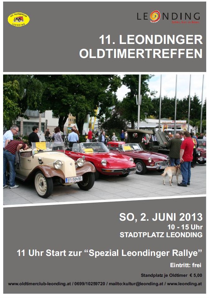 Leondinger Oldtimertreffen 2. Juni 2013