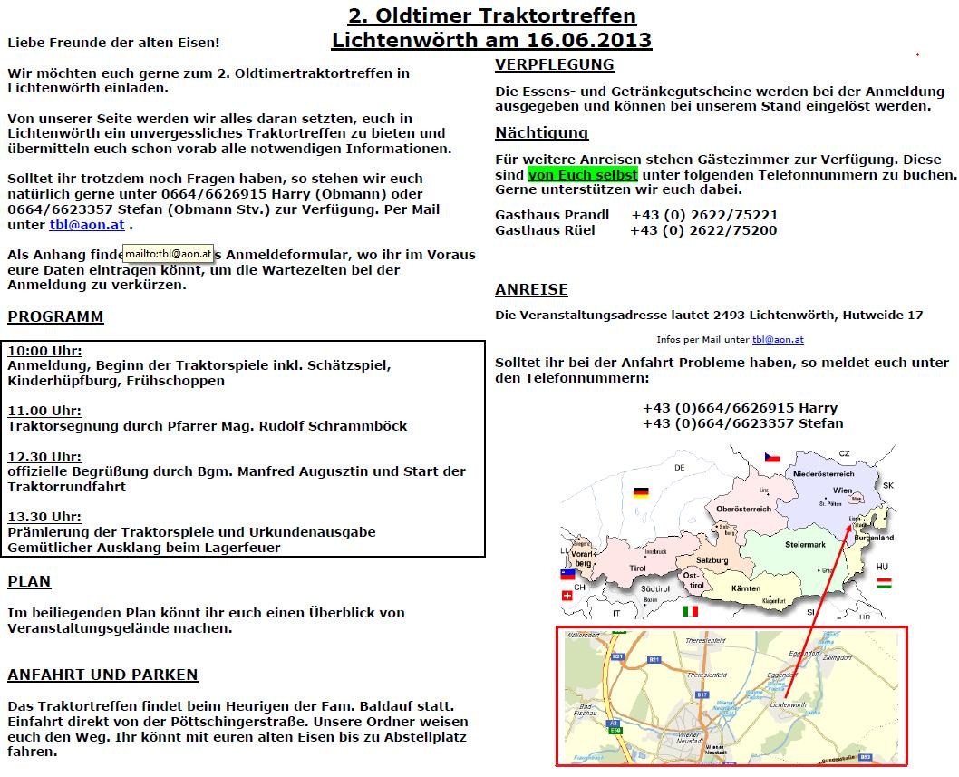 Lichtenwörth Oldtimer Traktortreffen