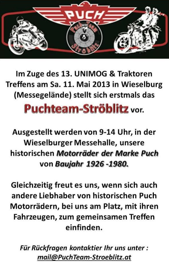 Puchtreffen Ströblitz in Wieselburg