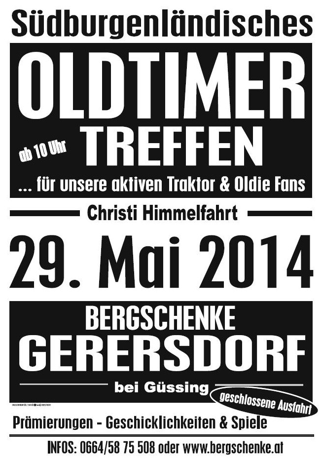 Gerersdorf bei Güssing Oldtimertreffen 29. Mai 2014