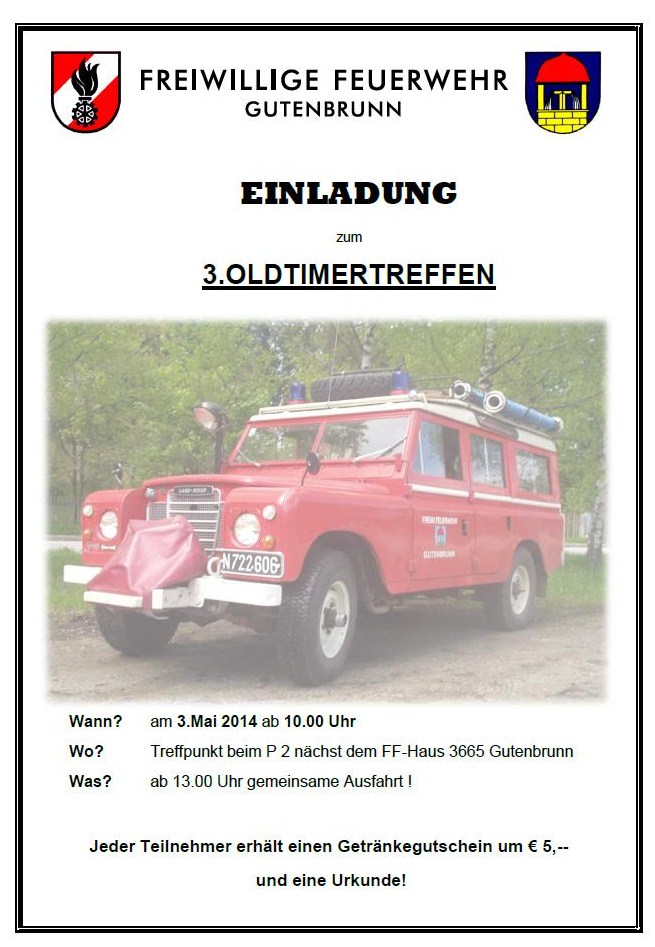 Gutenbrunn Oldtimertreffen 3.Mai 2014