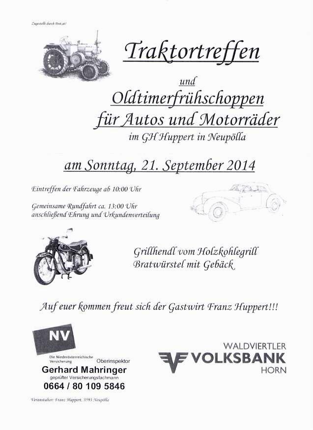 Neupölla Oldtimertreffen 21. Sep. 2014