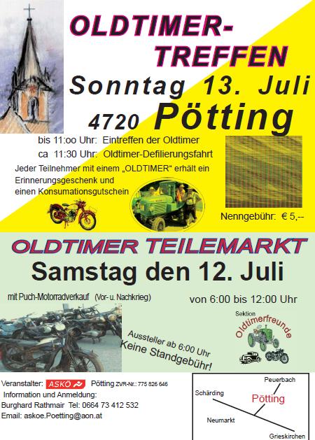 Pötting4720 Oldtimertreffen 13. Juli 2014