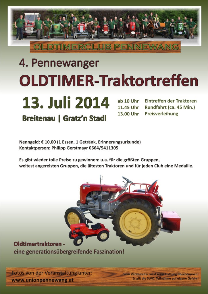 Pennewang Oldtimer-Traktortreffen 13.Juli 2014