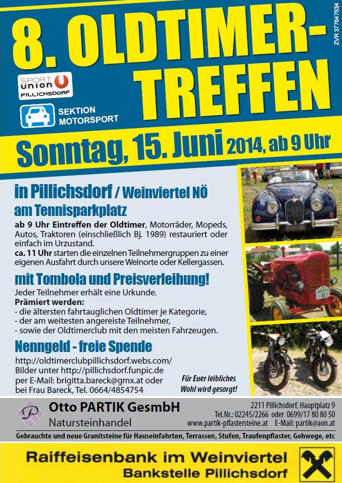 Pillichsdorf Oldtimertreffen 15.Juni 2014