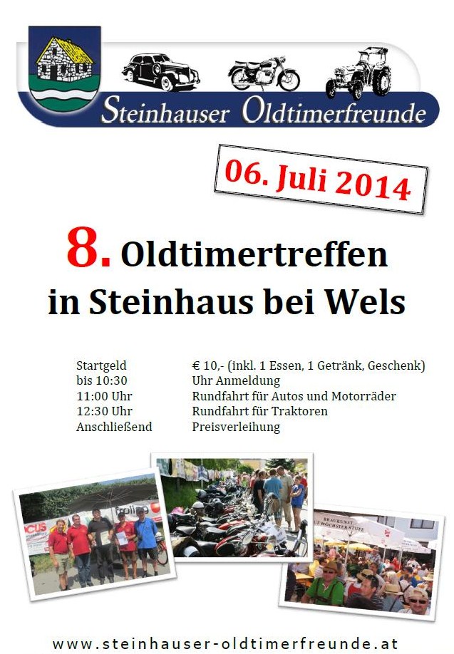 Steinhaus bei Wels Oldtimertreffen 6.Juli 2014