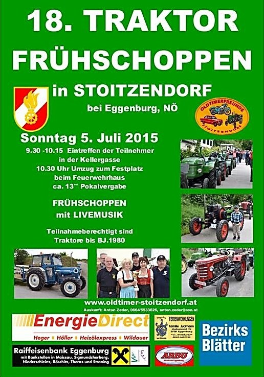 Stoitzendorf Traktor-Oldtimertreffen 5. Juli 2015