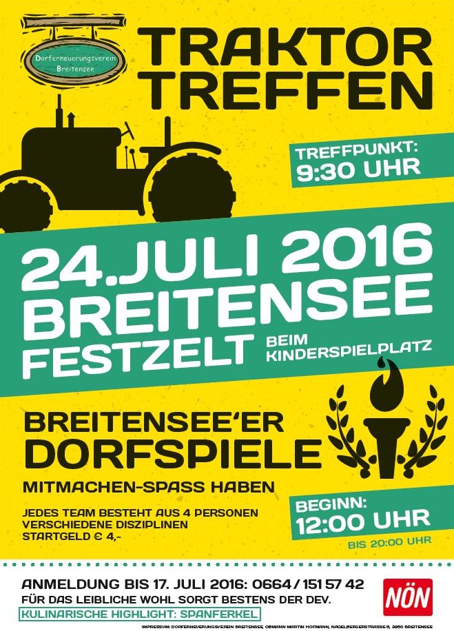 Breitensee Traktor Treffen 24. Juli 2016