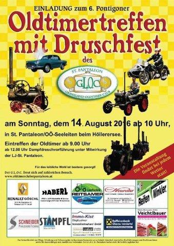 St.Pantaleon OÖ Oldtimertreffen mit Druschfest 14. August 2016