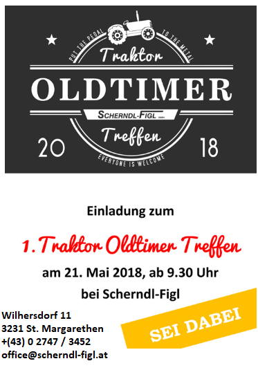 Scherndl Figl Traktor-Oldtimertreffen 21. Mai 2018