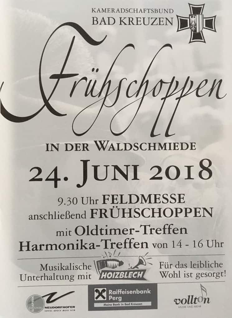 Waldschmiede Bad Kreuzen Oldtimertreffen 24.06.2018