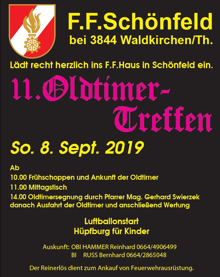 Schönfeld 8. Sept. 2019