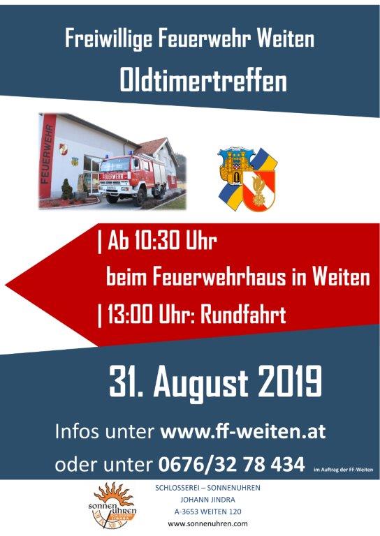 Weiten Oldtimertreffen 31. Aug. 2019