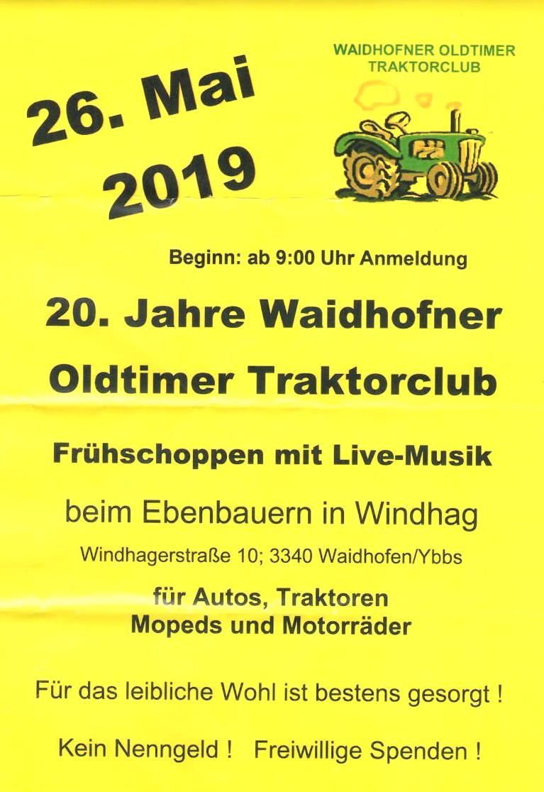 Waidhofner Oldtimertreffen 26. Mai 2019